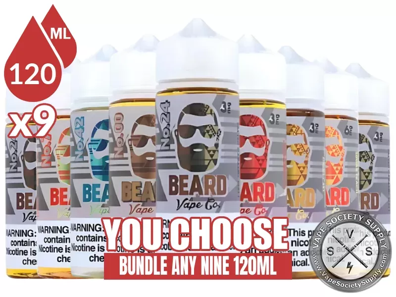 Beard Vape Co Bundle 9x120ml (1080ml)