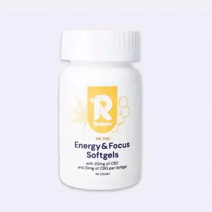 Focus and Energy CBD Softgels - Vape Store