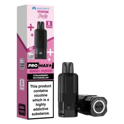 Hayati Pro Max Plus 6000 Prefilled Pod 5mg Strawberry Watermelon - 5mg