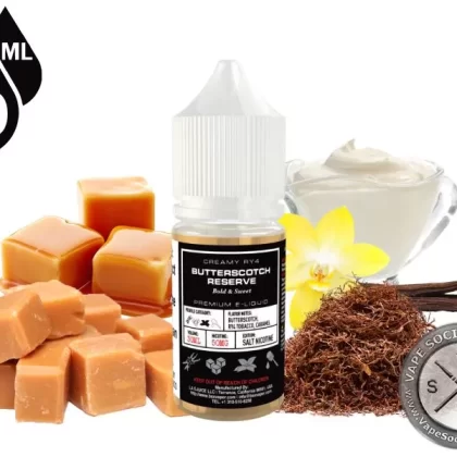 Butterscotch Reserve GLAS BSX VAPOR SALTS 30ml