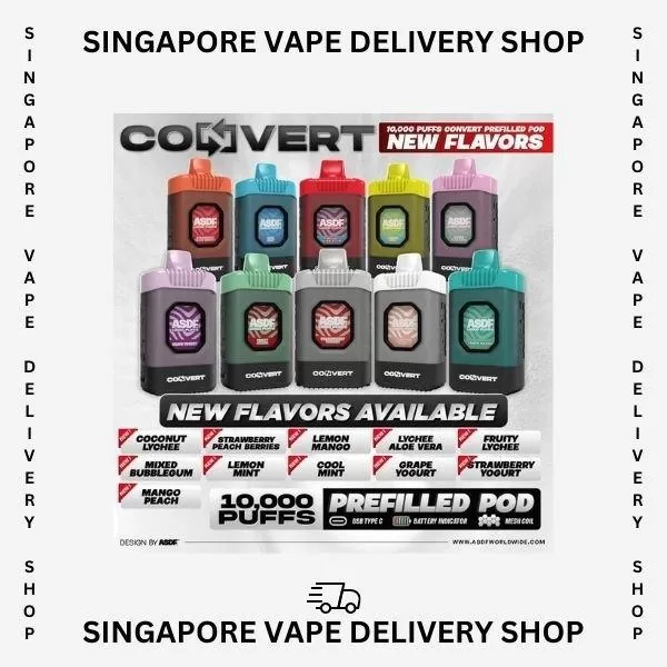 ASDF Convert 10000 Puffs - Double mango (Kit Set) - Image 2