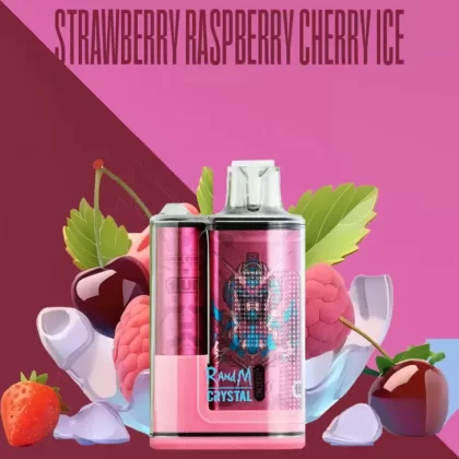 FUMOT Vape randm tornado Crystal 12000 Strawberry Raspberry Cherry Ice