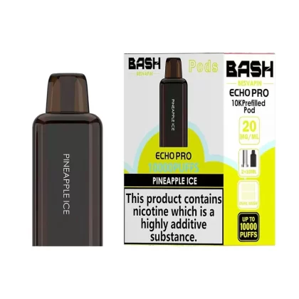 Pineapple Ice Bash Vape Echo Pro 10K Prefilled Pods