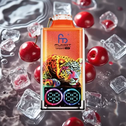 Fumot Leopard 40K Puffs Dual Mesh 700mAh Type-C Disposable Vape Cherry Ice - Bangvapeaustralia
