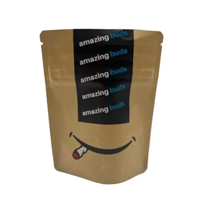 Bag King Amazing Buds Shipping Wide Mouth Child-Resistant Mylar Bag | 1/8 oz
