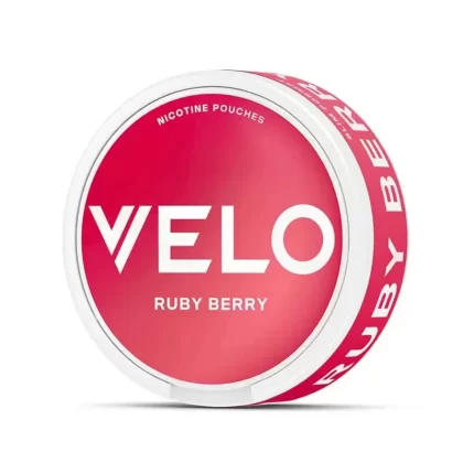 Velo Ruby Berry Mini Nicotine Pouches – Mellow (4mg)