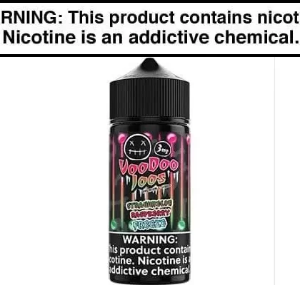 STRAWMELON RASPBERRY FREEZE BY VOODOO JUICE 100ML - Vapejuice