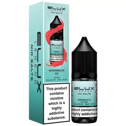 ELUX Watermelon Ice Nic Salt E Liquid – Legend Series (10ml)