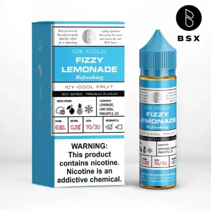 Glas BSX Fizzy Lemonade eJuice - Vape Product; Vape Product, Vape Product (90BDD0)