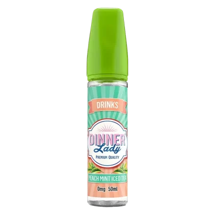 Dinner Lady Peach Mint Iced Tea Vape Juice 50ml