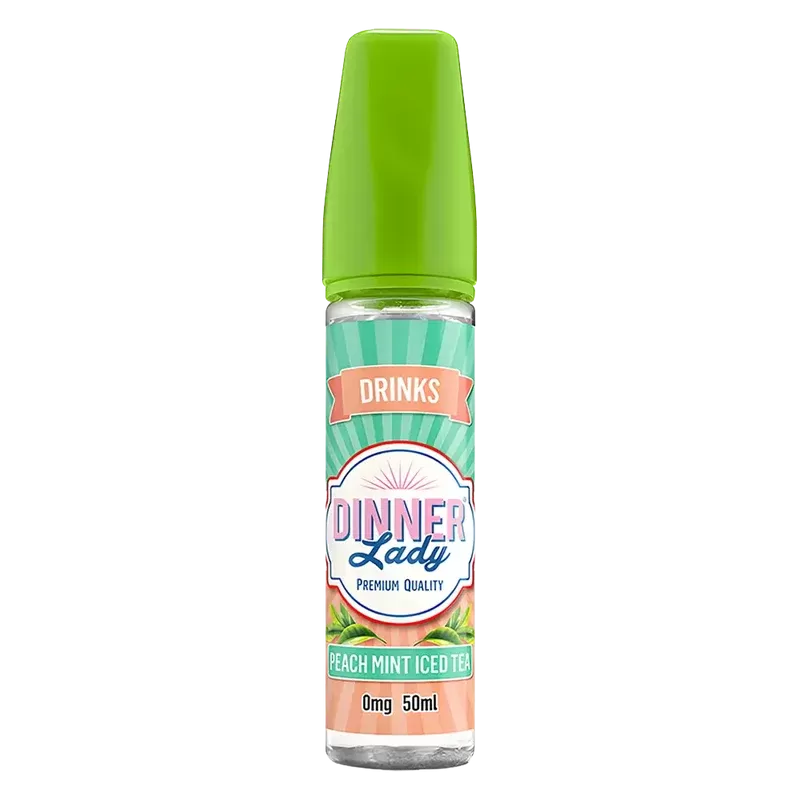 Dinner Lady Peach Mint Iced Tea Vape Juice 50ml