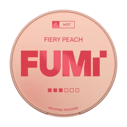 Fiery Peach FUMI Nicotine Pouches - Ecigwizard