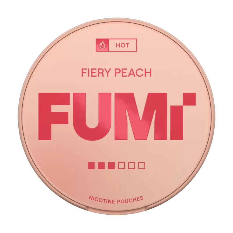 Fiery Peach FUMI Nicotine Pouches - Ecigwizard