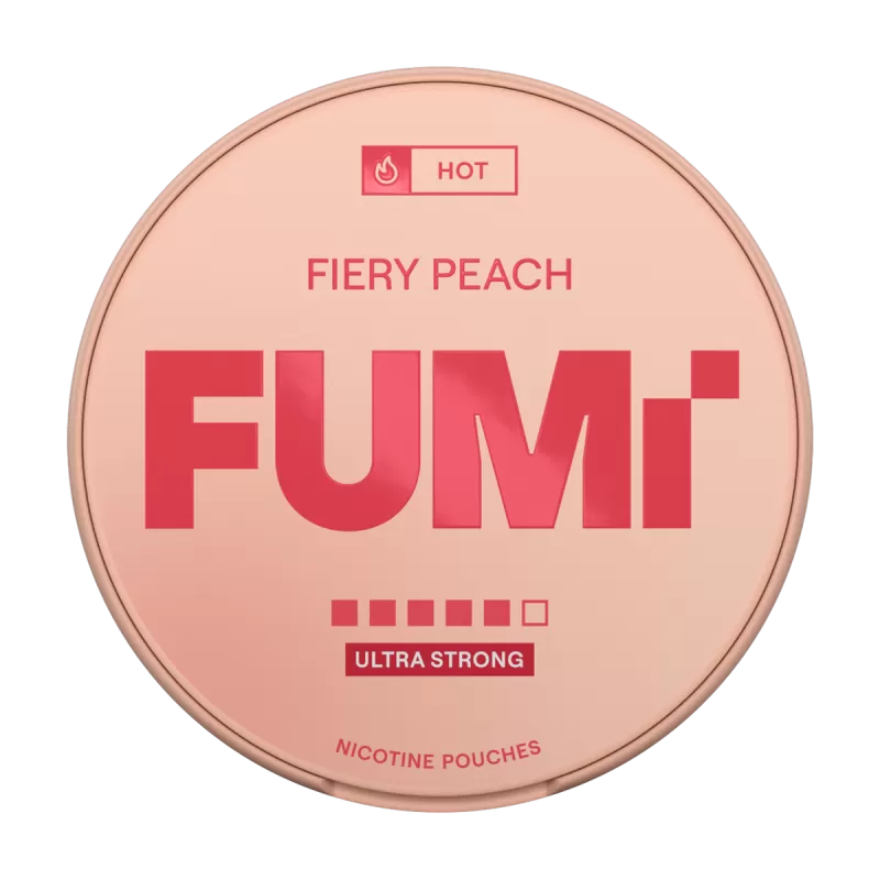 Fiery Peach FUMI Nicotine Pouches - Ecigwizard - Image 2