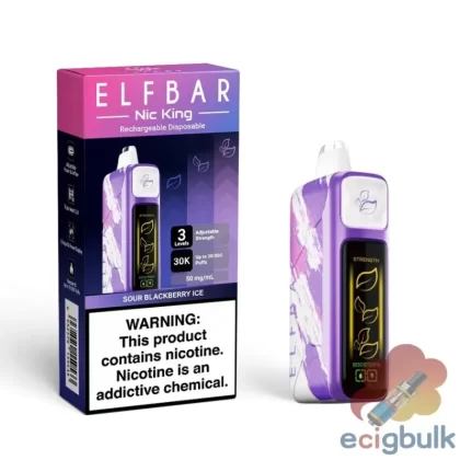 Elfbar Nicking 30000 Disposable Vape | 30K Puffs, Rechargeable, Adjustable Airflow