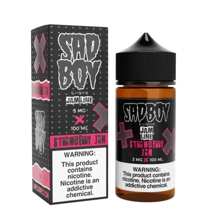 SadBoy Strawberry Jam Vape e-Liquid 100mL - Vape Product, Vape Product (0D0940)