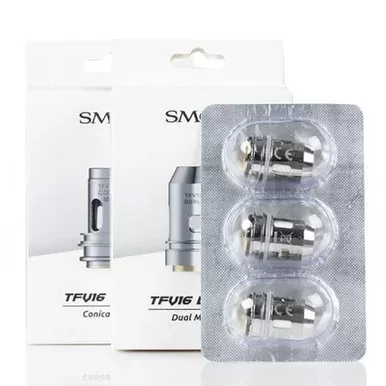 SMOK TFV16 Lite Coils (3-Pack) - ohm#Conical Mesh 0.2ohm>Dual Mesh 0.15ohm
