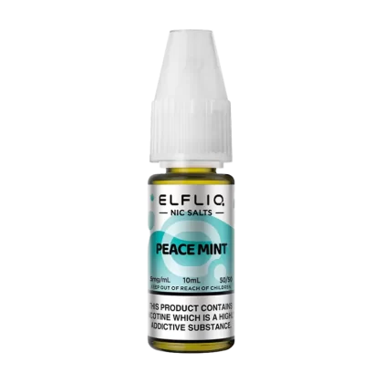Peace Mint Elfliq Nic Salt by Elfbar - 10ml - 5mg - Vape Product