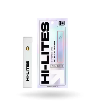 Hi-Lites THCa Disposable: Strawnana - Vape Store