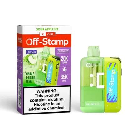 Sour Apple Ice – Off-Stamp X-Cube Crystal 35k Disposable Kit