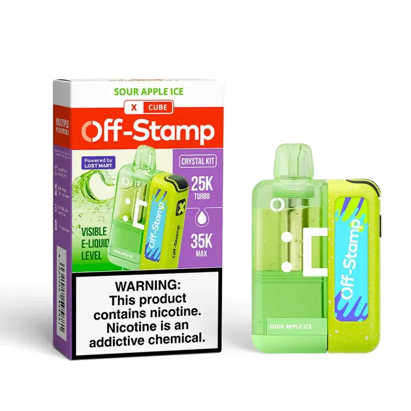 Sour Apple Ice – Off-Stamp X-Cube Crystal 35k Disposable Kit