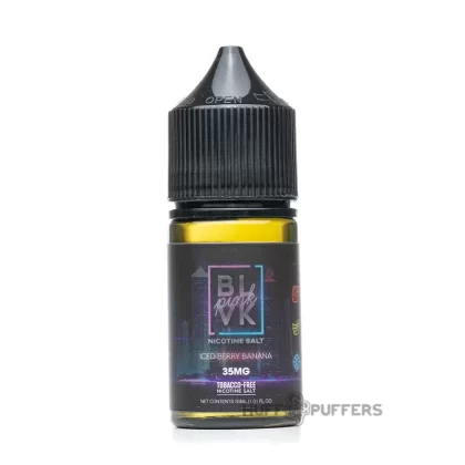 BLVK Pink Salt – Iced Berry Banana 30mL - Vape Product, Vape Product