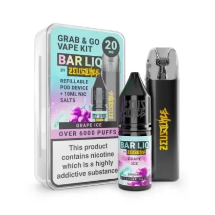 Zeus Juice Grab and Go Pod Kit – Grape Ice