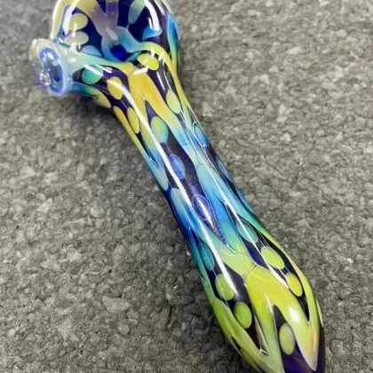 Gold Fume on Cobalt Pipe