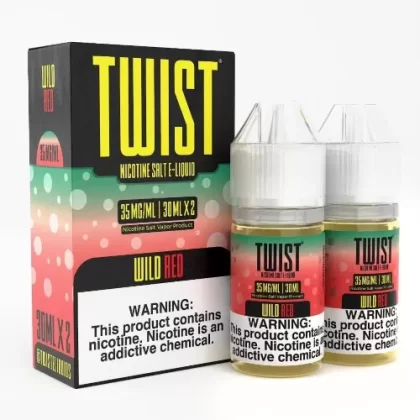 Twist E-Liquid Salts – Wild Red – 30ml (x2)