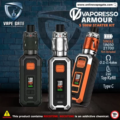 Vaporesso Armour S 100W Starter Kit - Silver