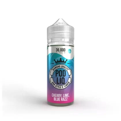 Riot Squad Pod Liq Cherry Lime Blue Razz 80ml Shortfill E-Liquid