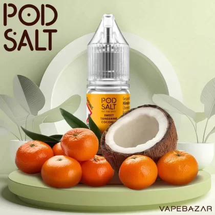 Pod Salt X Nikotinsalz Liquid – Sweet Tangerine Coconut - Vapebazar