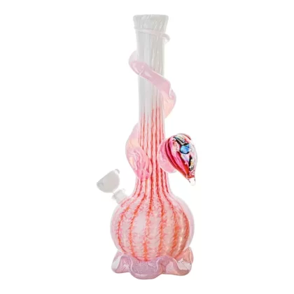 Pink Noble Glass Sweetheart Bong – 14in