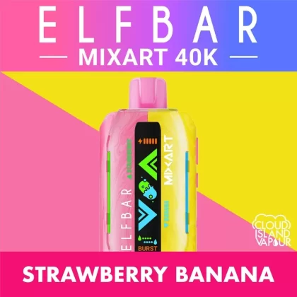 ELF BAR MIXART 40K Disposable Vape – Strawberry Banana