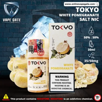 Tokyo White Pomegranate Saltnic 30ml - 20 mg / 30 ml
