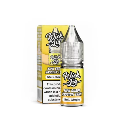 Wick Liq Bar Juice Kiwi Guava Passionfruit 10ml Nic Salts E-Liquid - 10mg