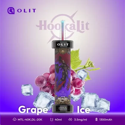 Grape Ice – Olit 40K Hookah - Ejuicewarehouse