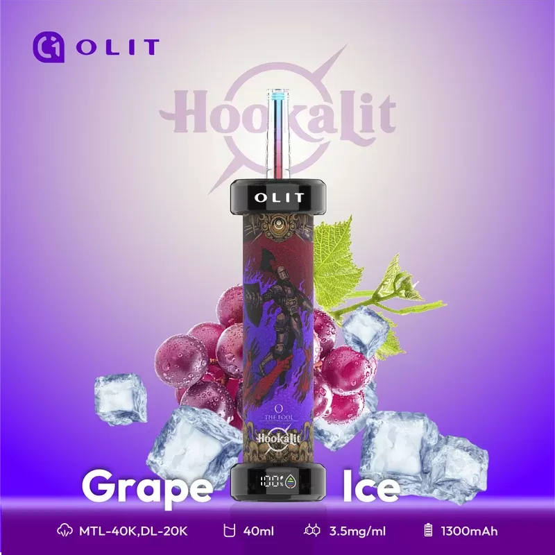 Grape Ice – Olit 40K Hookah - Ejuicewarehouse