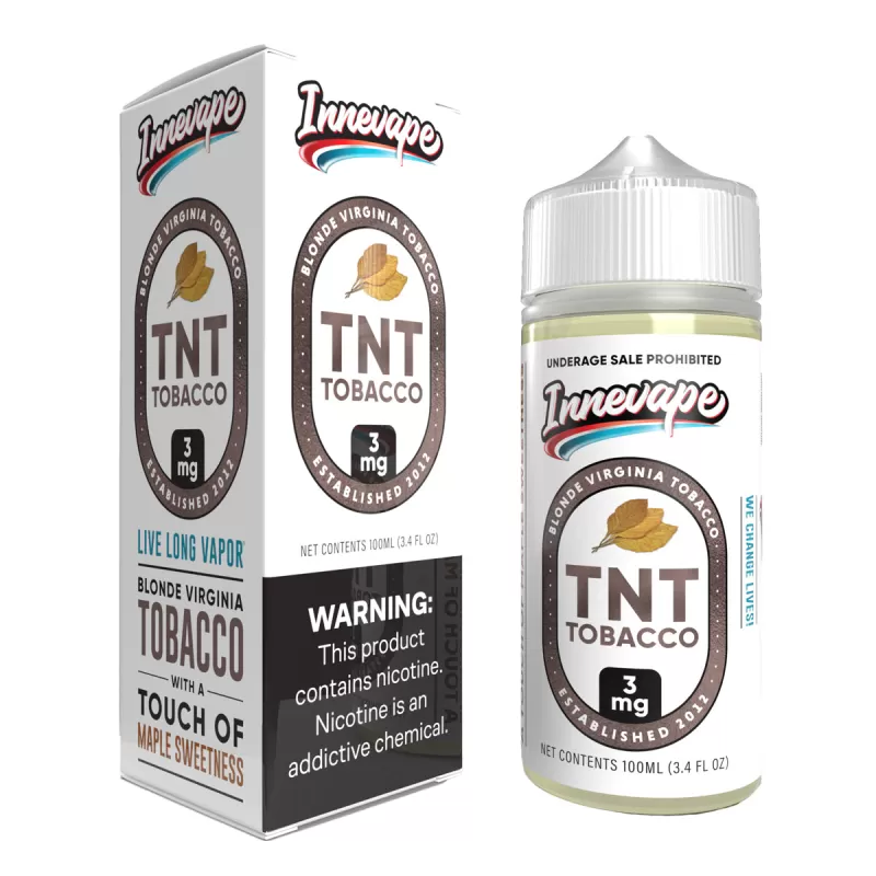 Innevape - TNT Tobacco - 100ML E-Liquid - 6MG