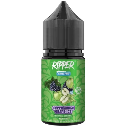 Rufpuf Ripper Frost Fire – Green Apple Grape Ice 30 ml (25/40/55 mg) - Vape Product, Vape Product