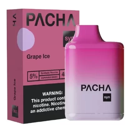 Pacha Syn Disposable by Pachamama – Grape Ice [4500 puffs] - Vape Store