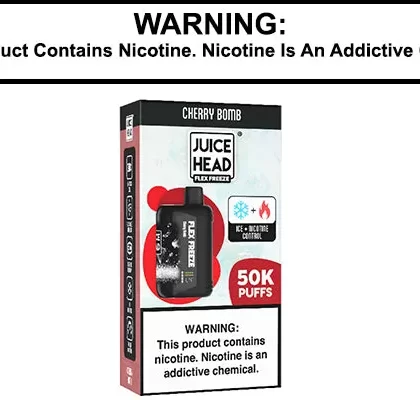 JUICE HEAD FLEX FREEZE 50K DISPOSABLE VAPE – 50,000 PUFFS - Vapejuice