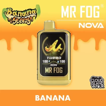 MR FOG NOVA 36K Disposable Vape – Banana Steezy Banana