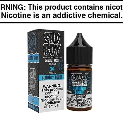 BLUEBERRY COOKIE BY SADBOY SALT 30ML - Vapejuice