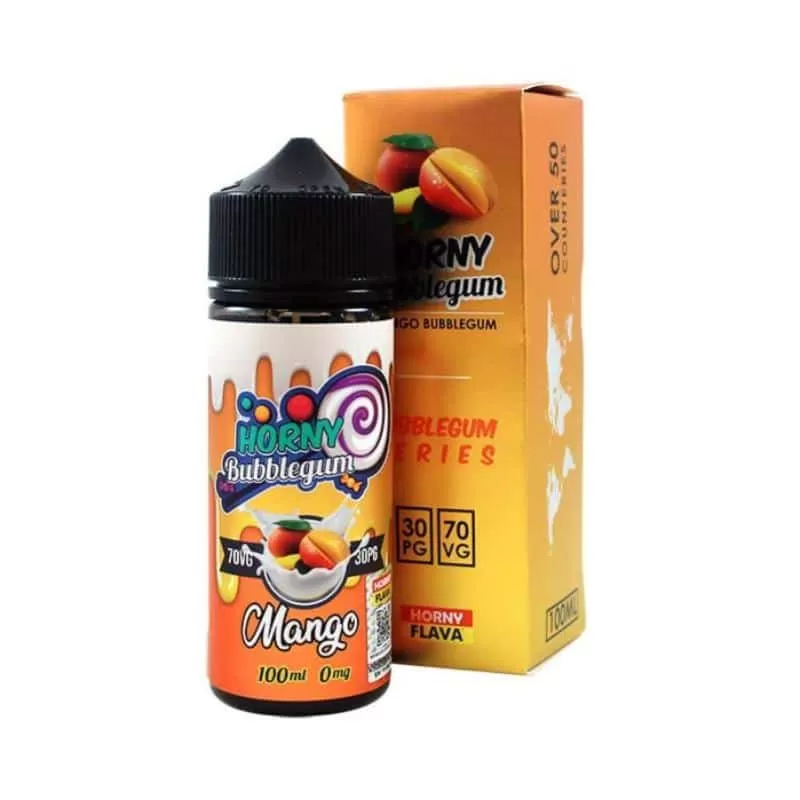 Horny Bubblegum Mango 100ml E Liquid by Horny Flava - 3 mg / 100 ml - Image 2