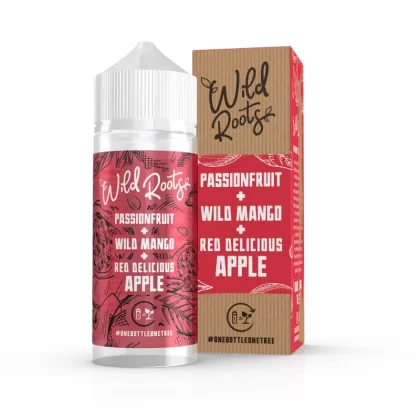 Wild Roots Passionfruit, Wild Mango & Red Delicious Apple 100ml E Liquid - 100ml without nicotine / 120ml (3mg nicotine)