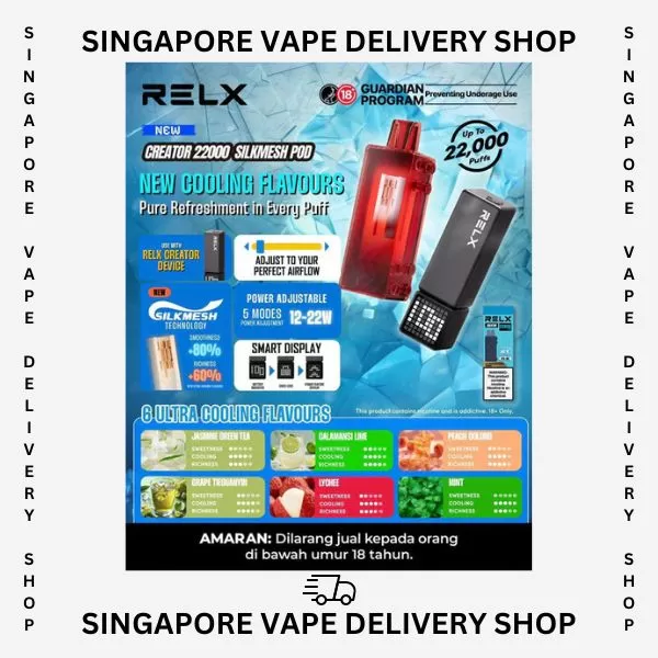 Relx Creator 22000 Puffs - Cartridge Only / Double Grape - Image 2