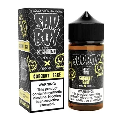 Coconut Cake by Sadboy Series 100mL - Nicotine Level#0mg>3mg>6mg