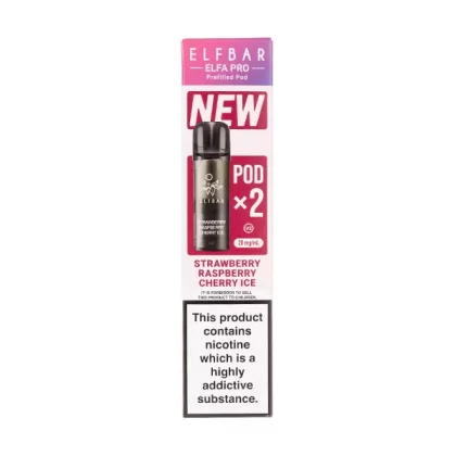 Strawberry Raspberry Cherry Ice Elfa Pro V2 Prefilled Pods by Elf Bar - Vapesuperstore Co