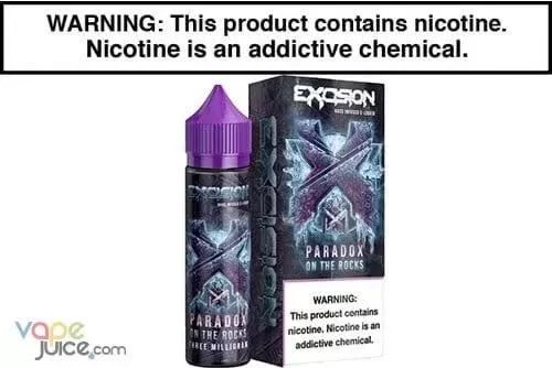 PARADOX ON THE ROCKS BY ALT ZERO & EXCISION 60ML - Vape Product, Vape Product